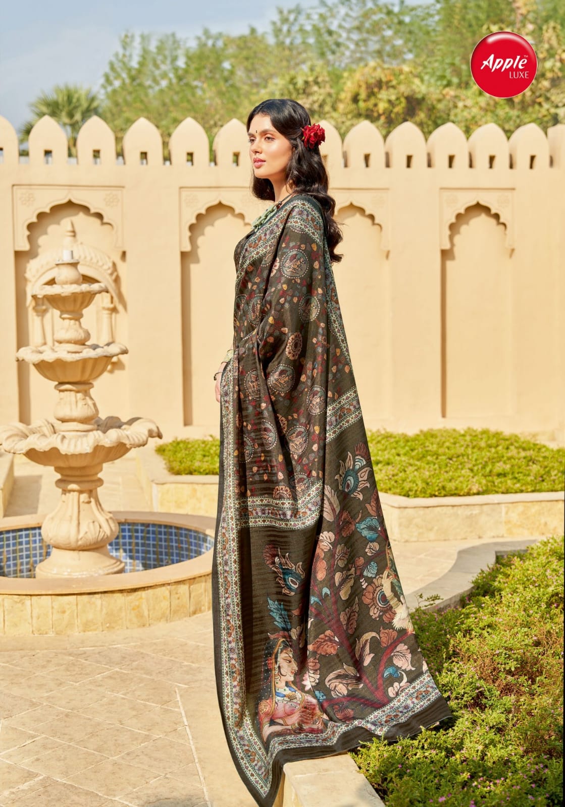 Roop Rani Vol 1 By Apple Printed Silk Sarees Wholesalers In Delhi